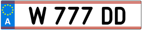 Truck License Plate